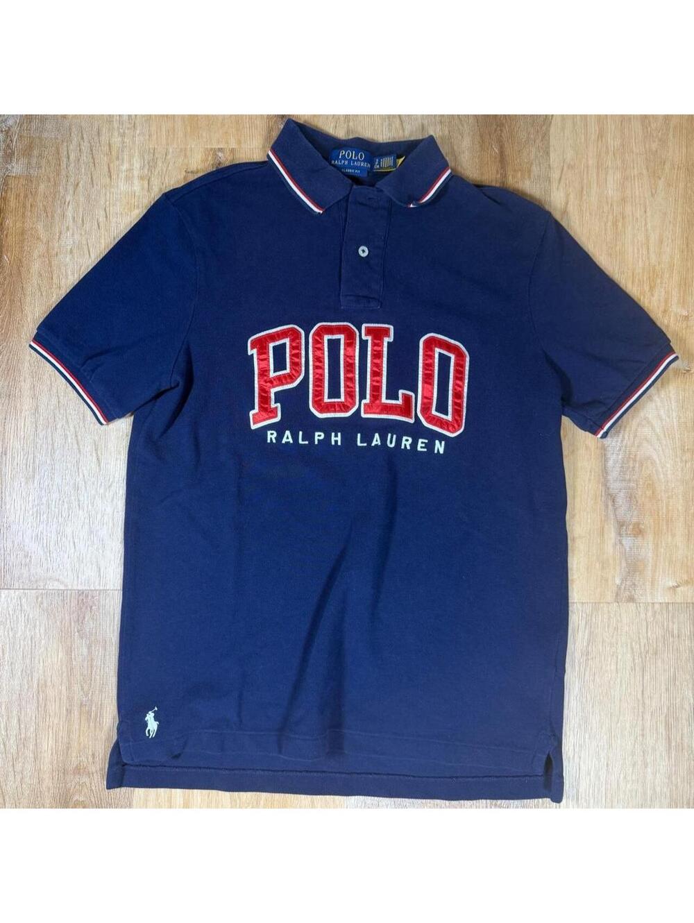 Polo Ralph Lauren Polo Shirt – Navy Blue (S)